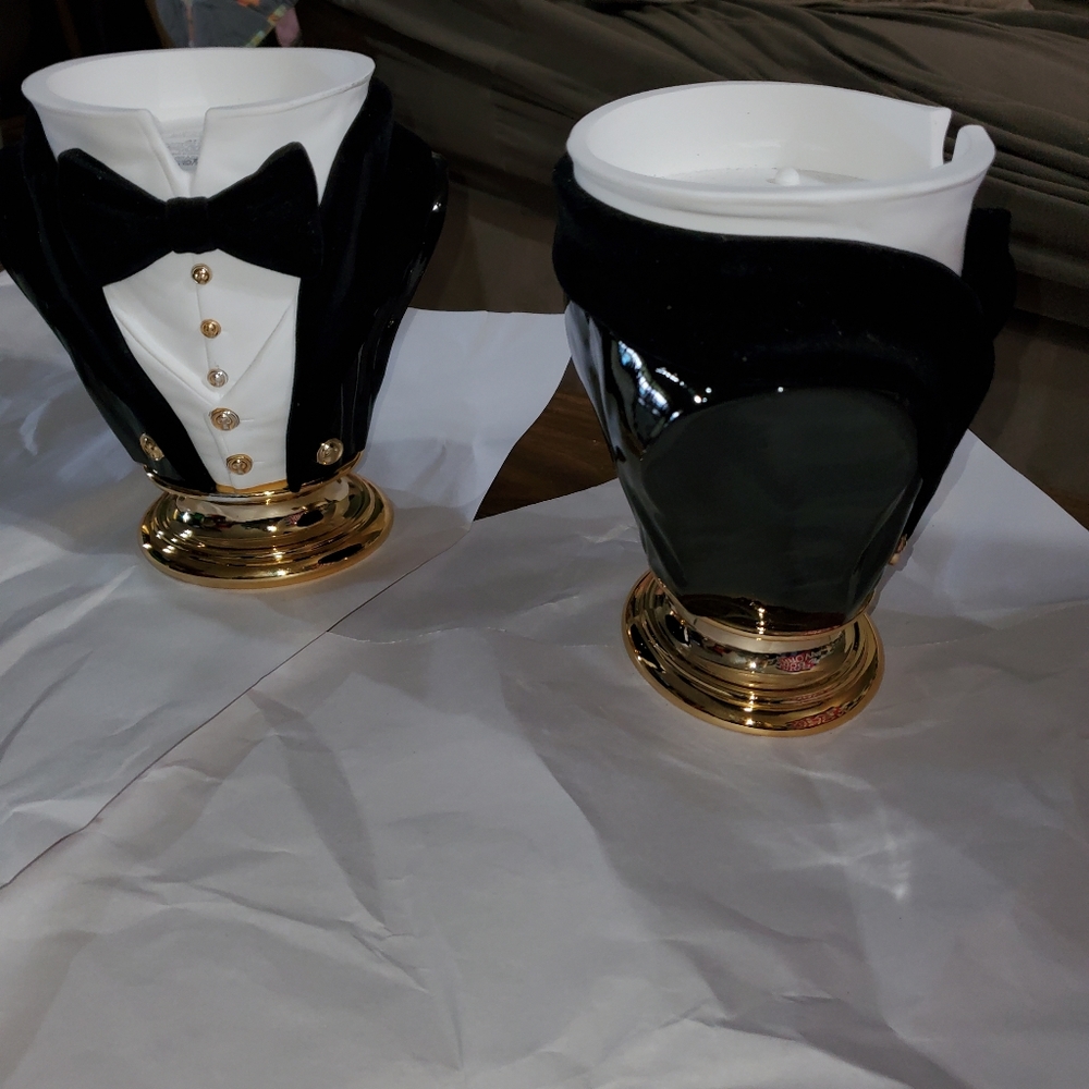 Headless Halloween candle holder
